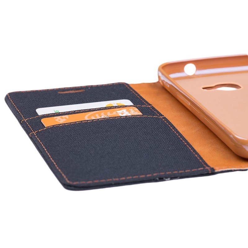 Husa Samsung Galaxy Xcover 4s Canvas Book Negru