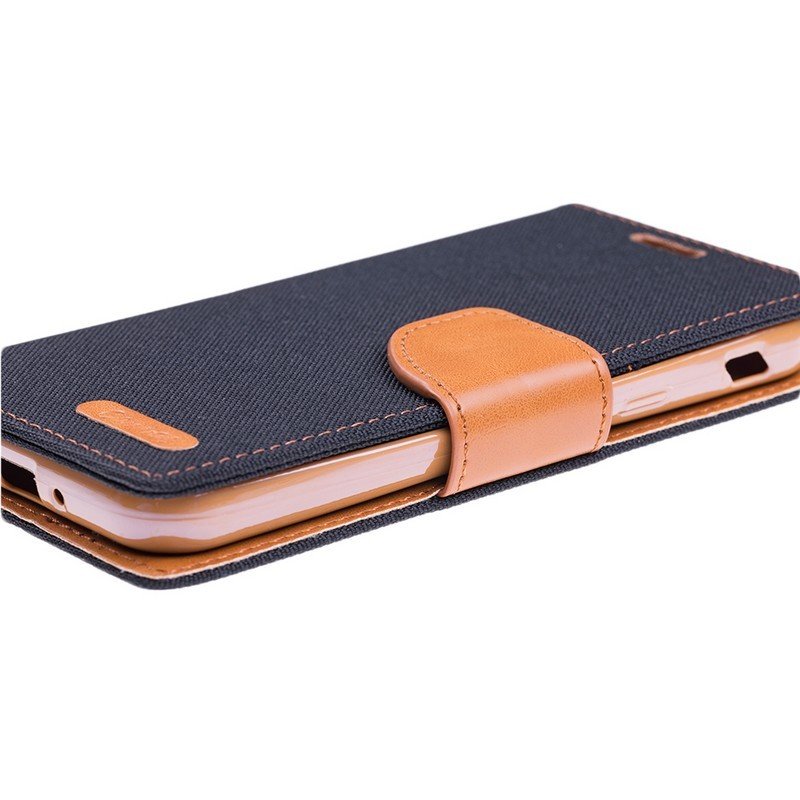 Husa Samsung Galaxy Xcover 4s Canvas Book Negru