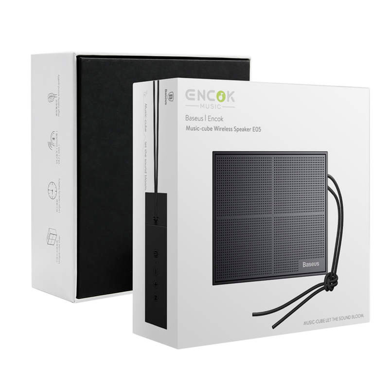 Boxa Portabila Bluetooth Baseus Encok E05 Music-Cube - NGE05-01 - Black