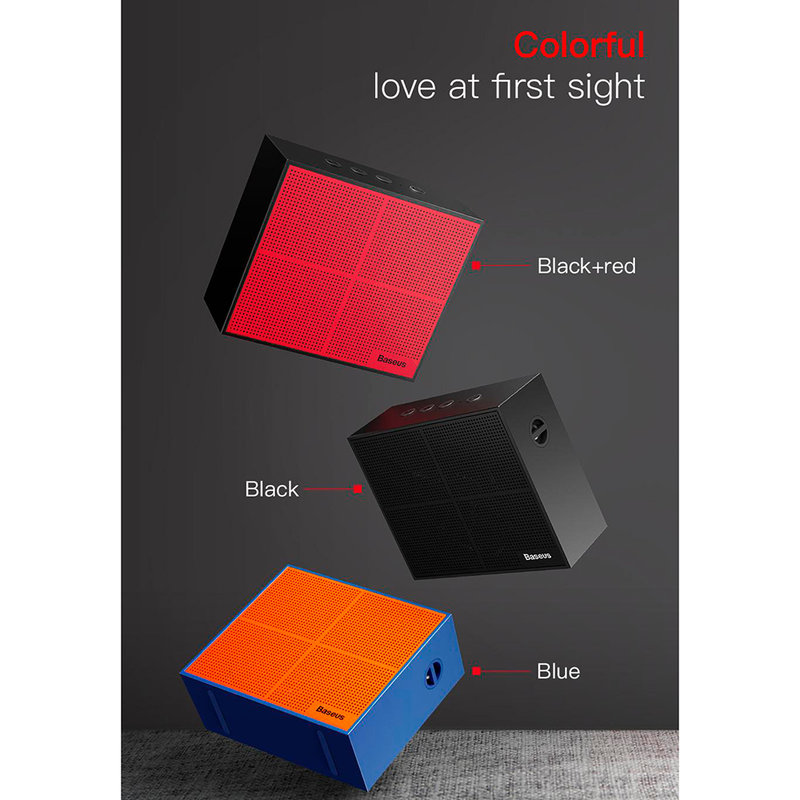 Boxa Portabila Bluetooth Baseus Encok E05 Music-Cube - NGE05-03 - Blue/Red