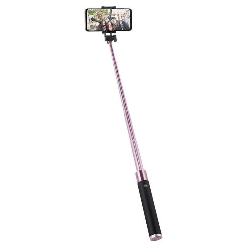 Suport Selfie Stick Wireless Spigen Aluminum Monopod - S530W - Rose Gold