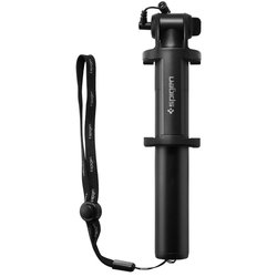 Suport Selfie Stick Cu Cablu Spigen Aluminum Monopod - S530 - Black