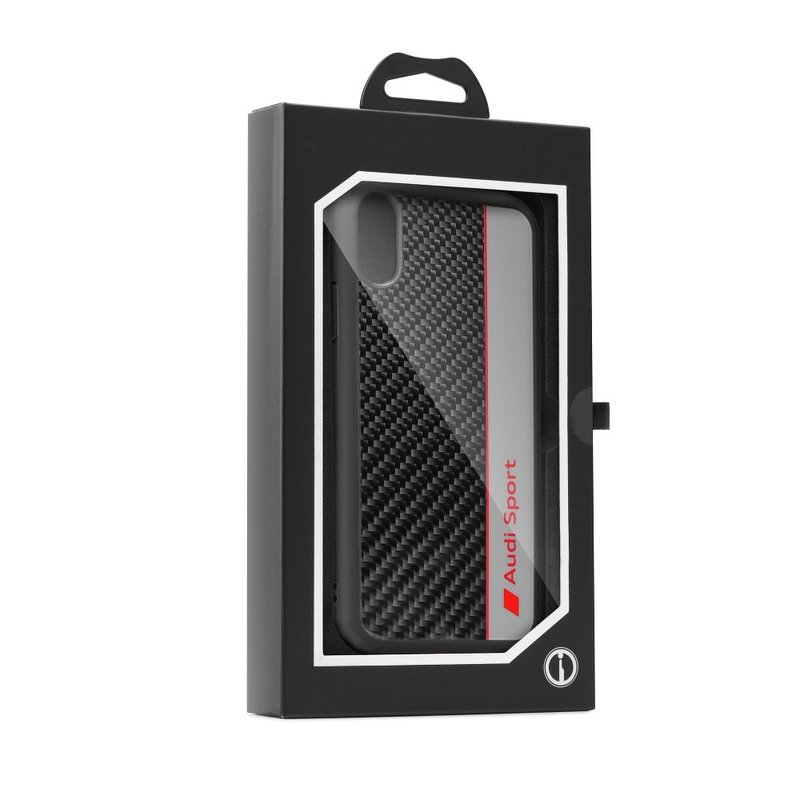 Husa iPhone 7 Audi Sport Carbon - Gri 8-R8/D1-GY