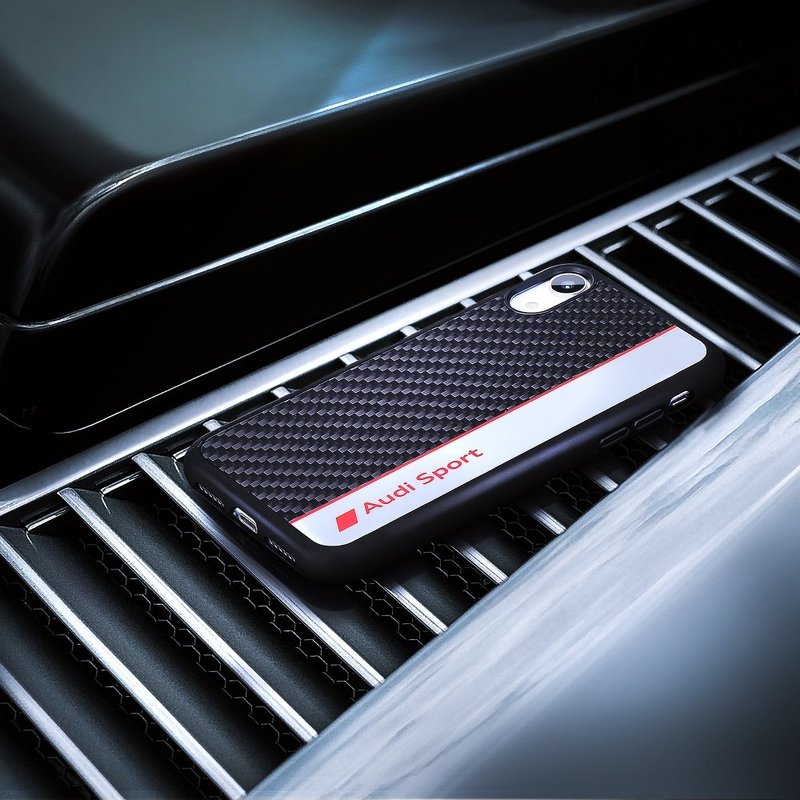 Husa iPhone 7 Audi Sport Carbon - Gri 8-R8/D1-GY