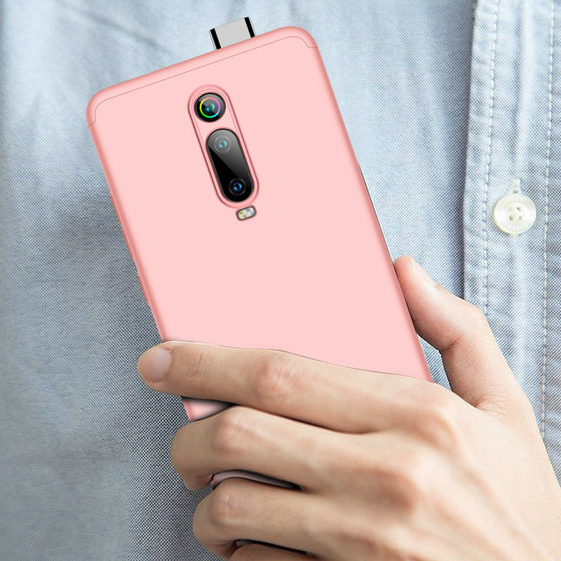 Husa Xiaomi Mi 9T Pro GKK 360 Full Cover Roz