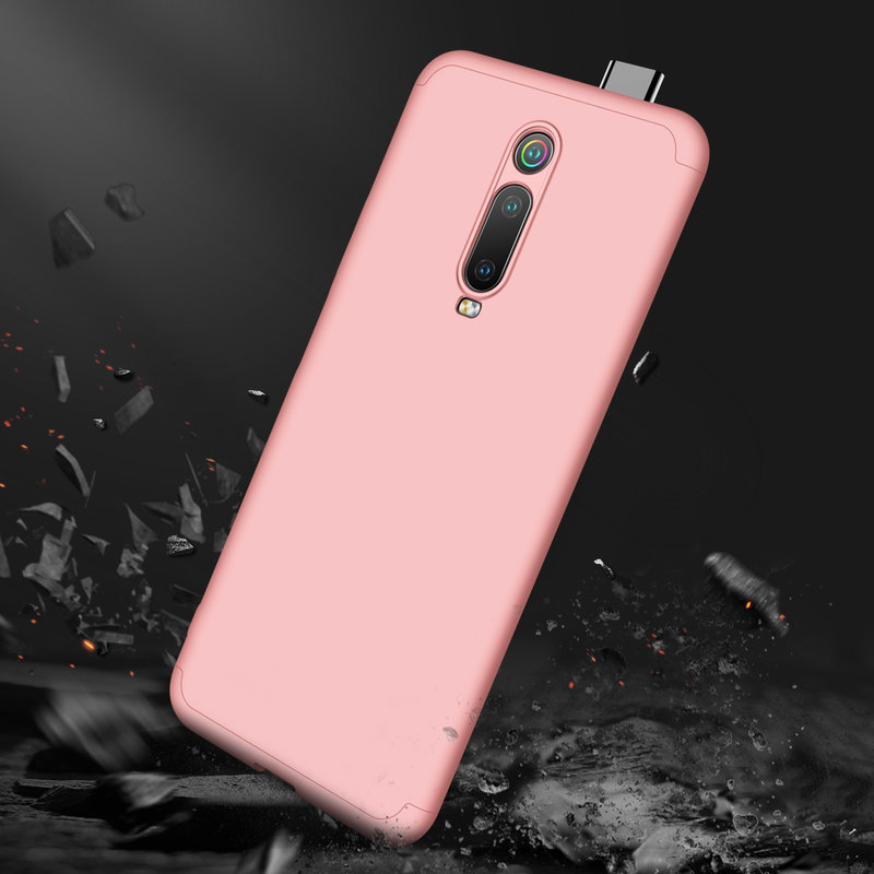 Husa Xiaomi Mi 9T Pro GKK 360 Full Cover Roz