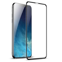 Folie iPhone XS Max ESR Sticla Securizata Rezistenta 10Kg / 9H - Black