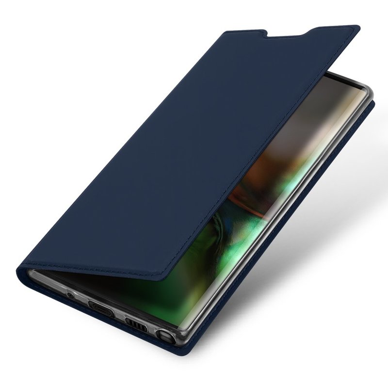 Husa Samsung Galaxy Note 10 Dux Ducis Flip Stand Book - Albastru