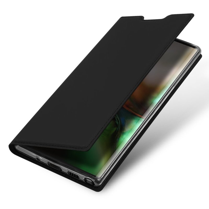 Husa Samsung Galaxy Note 10 Dux Ducis Flip Stand Book - Negru