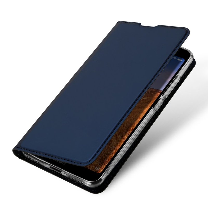 Addition language Paine Gillic Husa Xiaomi Redmi 7A Dux Ducis Flip Stand Book - Albastru - CatMobile