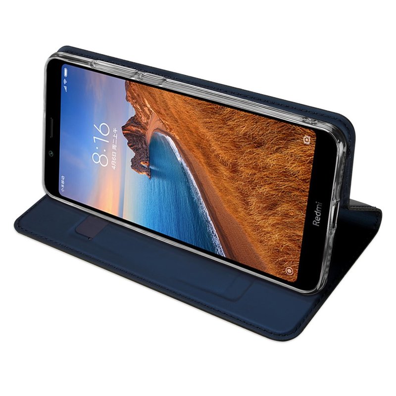 Husa Xiaomi Redmi 7A Dux Ducis Flip Stand Book - Albastru