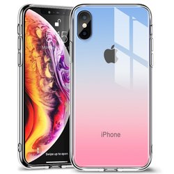 Husa iPhone XS ESR Mimic Glass - Pink