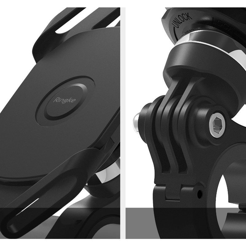 Suport Bicicleta Cu Prindere De Ghidon Pentru Telefoane Ringke Spider Grip Mount - ACSG0001 - Black