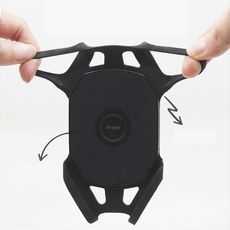 Suport Bicicleta Cu Prindere De Ghidon Pentru Telefoane Ringke Spider Grip Mount - ACSG0001 - Black
