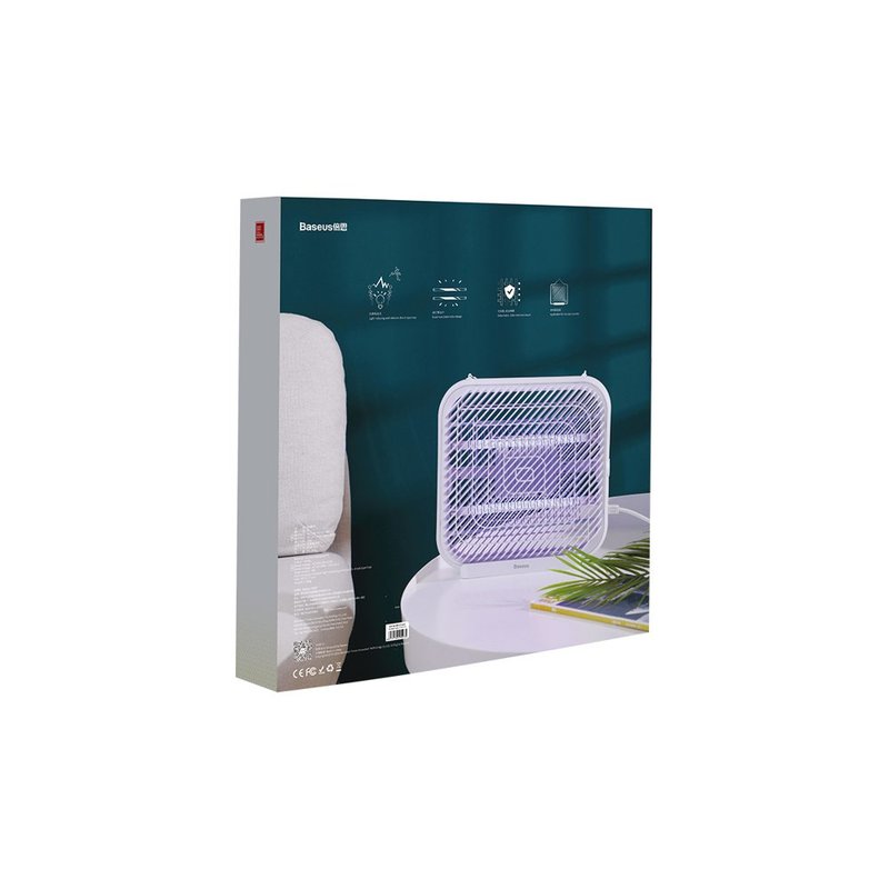 Aparat Profesional Anti-Insecte Baseus Wall-Mounted Electric Bionic Light - ACMWD-FB02 - White