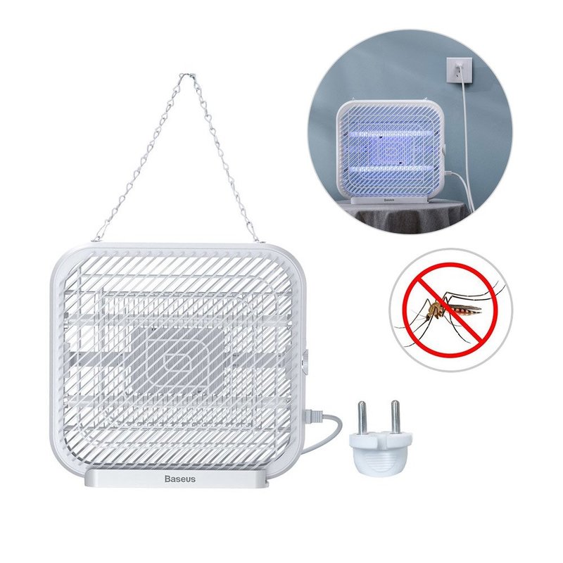 Aparat Profesional Anti-Insecte Baseus Wall-Mounted Electric Bionic Light - ACMWD-FB02 - White