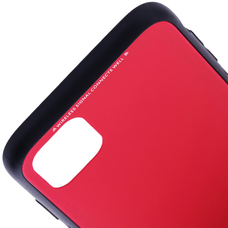 Husa iPhone 11 Glass Series - Rosu