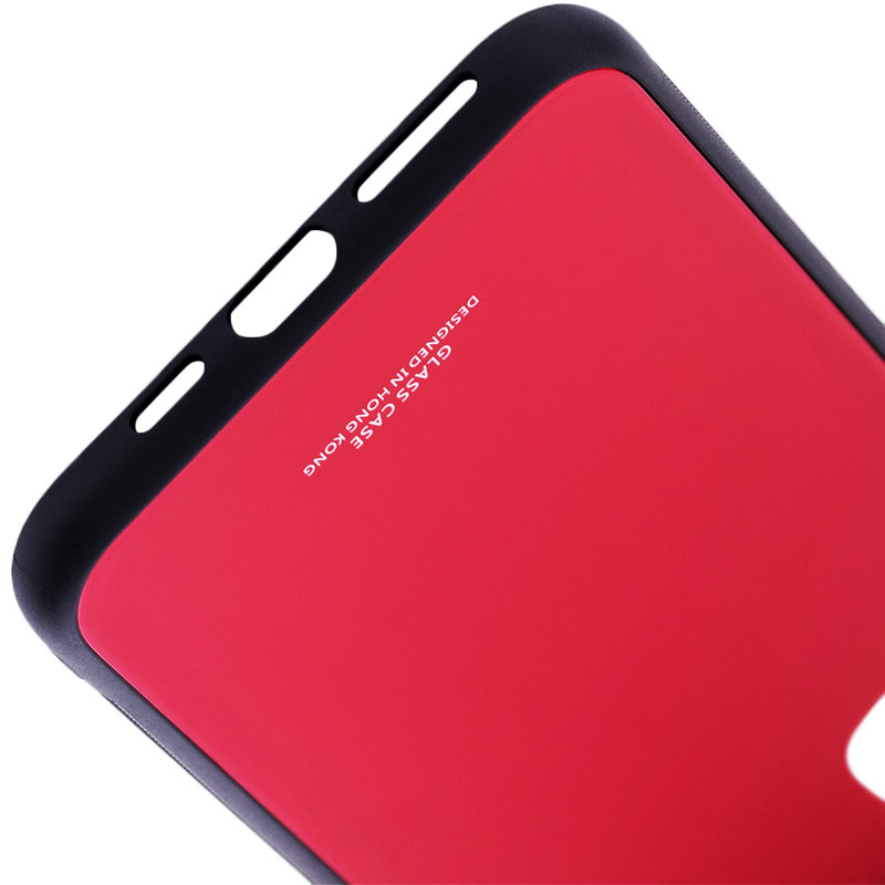 Husa iPhone 11 Pro Max Glass Series - Rosu