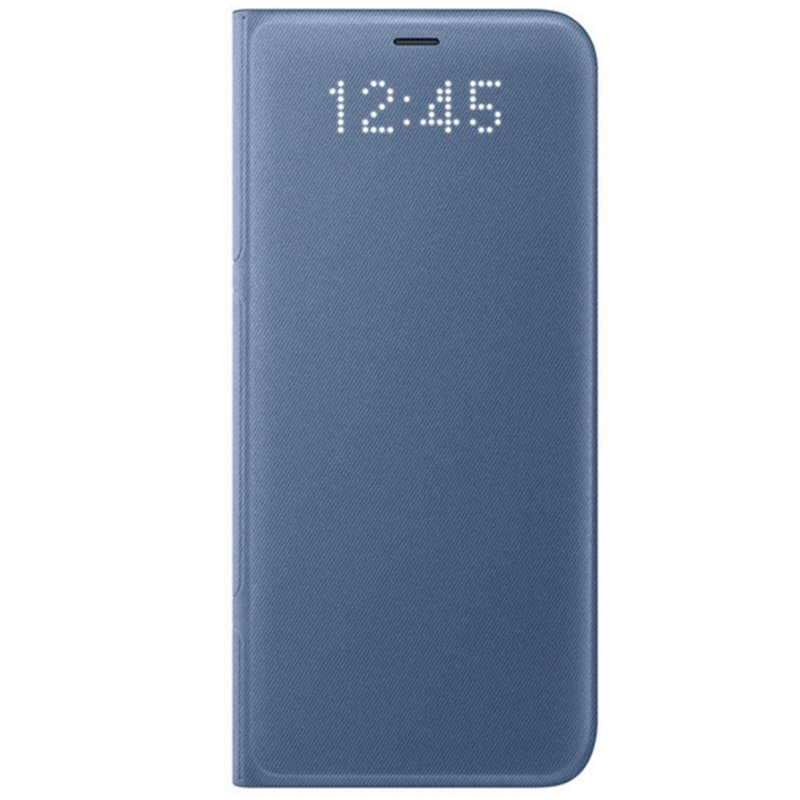 Husa Originala Samsung Galaxy S8+, Galaxy S8 Plus LED View Cover Albastru