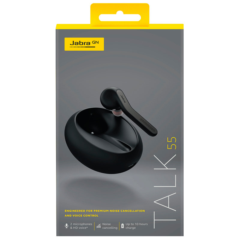 Casca Bluetooth Mono Jabra Talk 55 Headset with Charging Case - W16J - Black