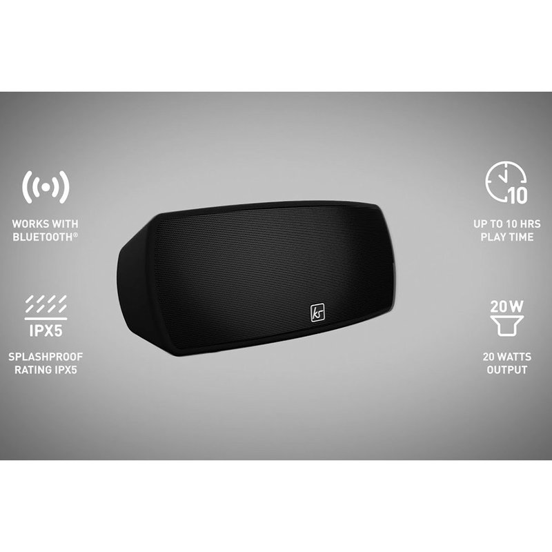 Boxa Portabila Bluetooth KitSound Slam 2 Wireless Universal - KSSLA2BK - Black