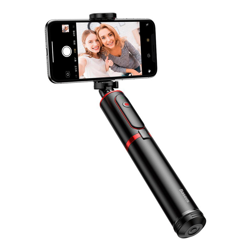 Suport Selfie Stick Cu Bluetooth Baseus Tripod Telescopic - SUDYZP-D19 - Rosu