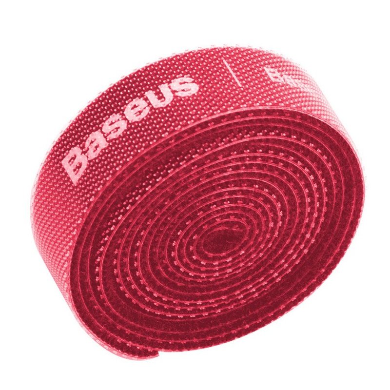 Organizator cabluri / Velcro Baseus Rainbow Circle 100cm -ACMGT-E09- Red