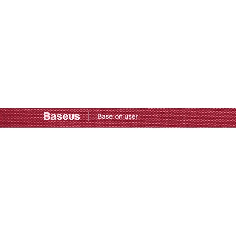 Organizator cabluri / Velcro Baseus Rainbow Circle 100cm -ACMGT-E09- Red