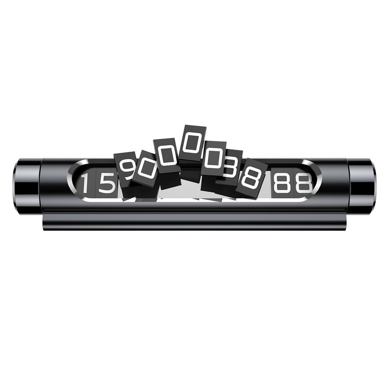 Numar de telefon Baseus pentru Parbriz Auto - ACNUM-01 - Negru