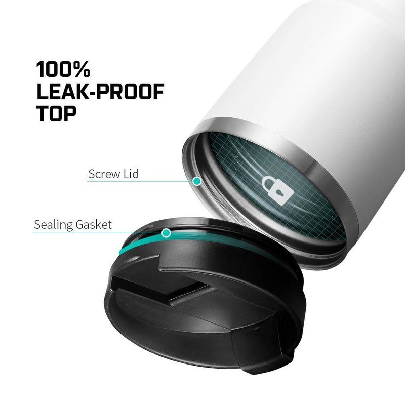 Termos Spigen Mannhart B201 Steel Tumbler Gunmetal - EH22643 - White