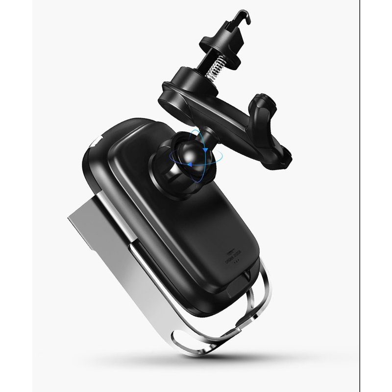 Suport Auto Cu Functie De Incarcare Wireless Baseus Rock Smart - WXHW01-0S - Silver