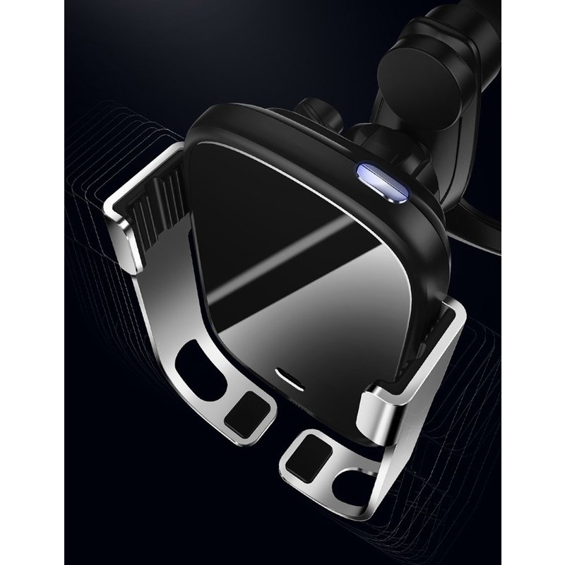 Suport Auto Cu Functie De Incarcare Wireless Baseus Rock Smart - WXHW01-0S - Silver