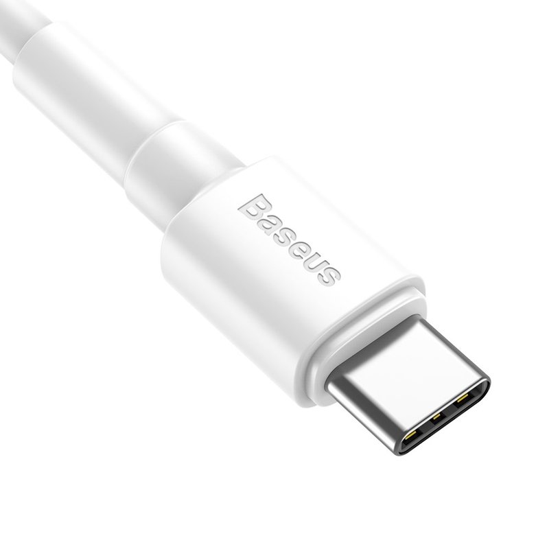 Cablu de date USB to Type-C 1M Baseus Mini Charging & Transmision - CATSW-02 - White