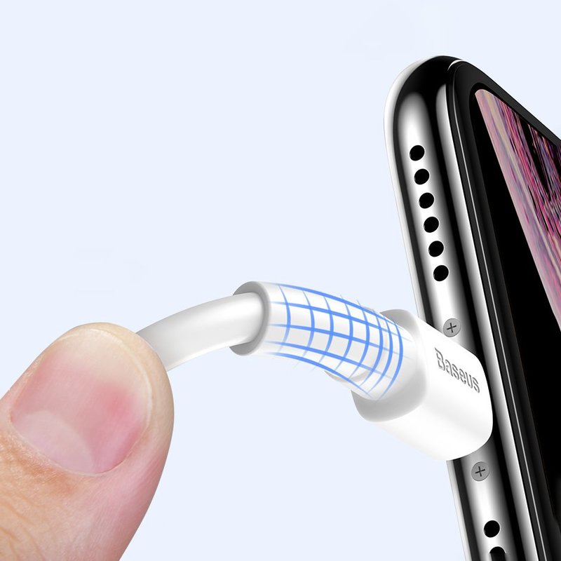 Cablu de date USB to Type-C 1M Baseus Mini Charging & Transmision - CATSW-02 - White