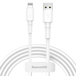 Cablu de date USB to Lightning 1M Baseus Mini Charging & Transmision - CALSW-02 - White