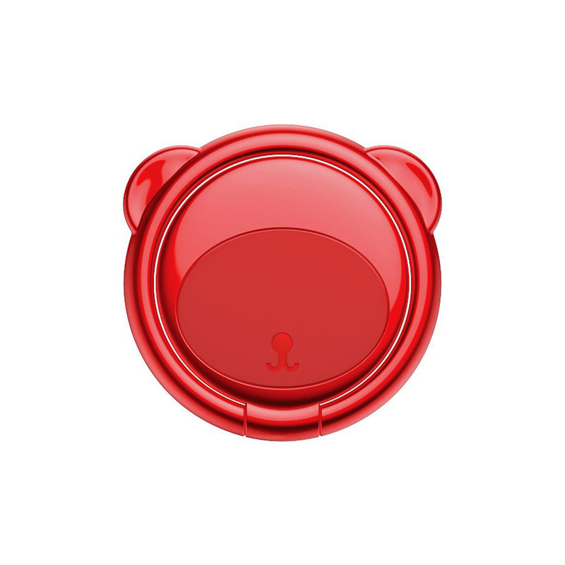Suport telefon Inel iRing Baseus Bear Grip Stand -SUBR-09- Red