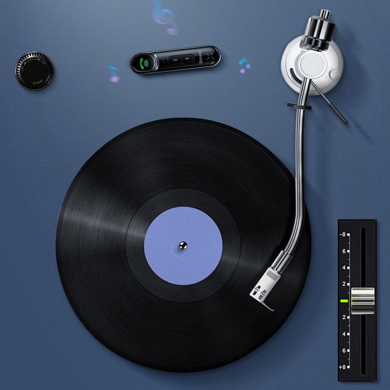 Receptor wireless, adaptor Bluetooth Baseus, negru, WXQY-01