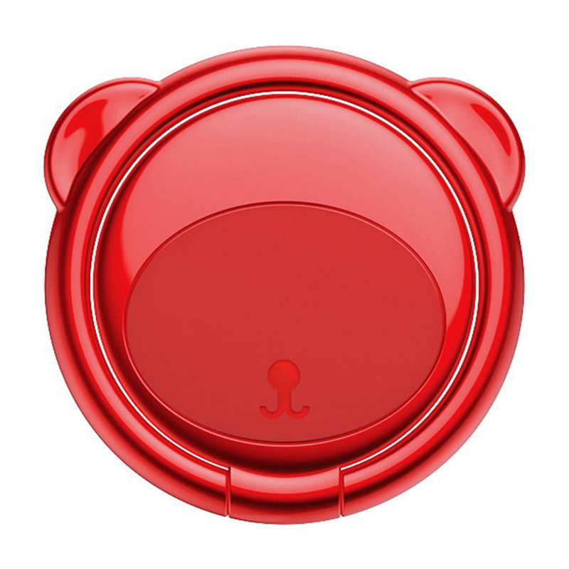 Suport telefon Inel iRing Baseus Bear Grip Stand -SUBR-09- Red