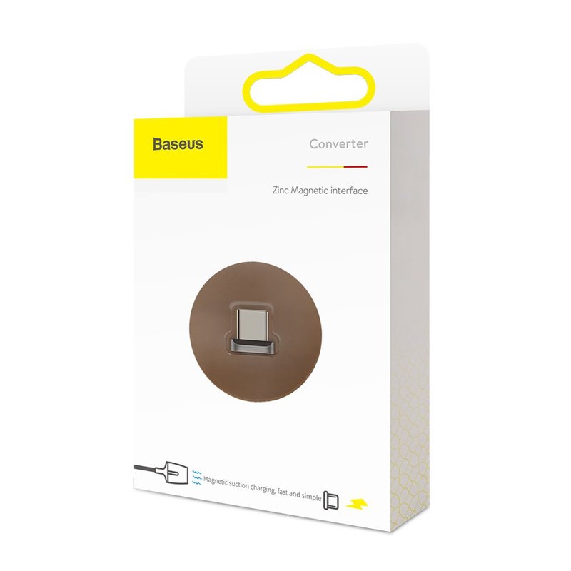 Adaptor Type-C Pentru Cablu Magnetic Baseus Zinc Plug - CATXC-E - Silver