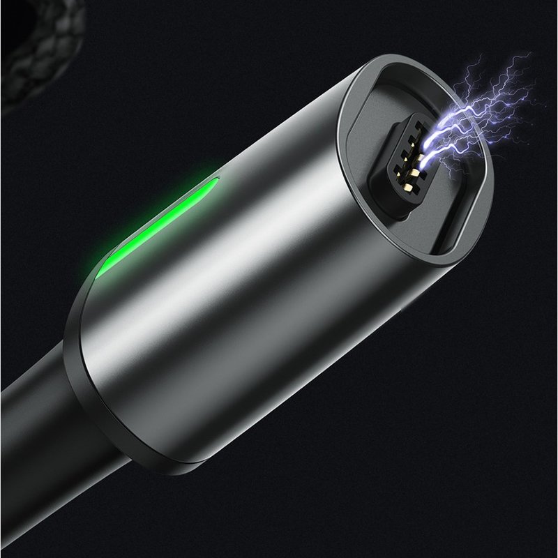 Cablu De Date Baseus Zinc Magnetic USB For Type-C 2A 2M - CATXC-B01 - Black