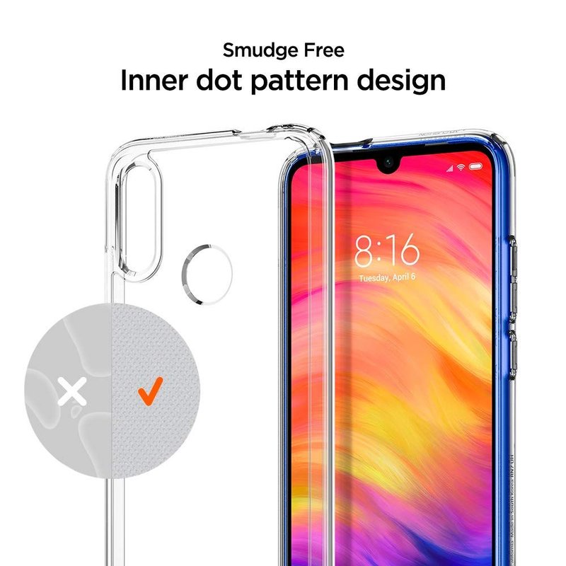 Bumper Spigen Xiaomi Redmi Note 7 Ultra Hybrid - Crystal Clear