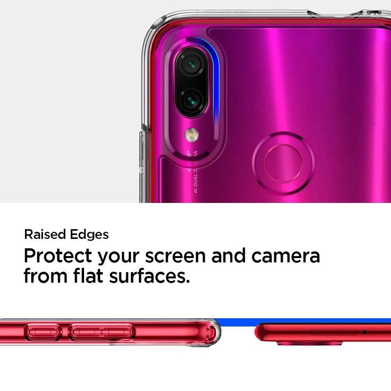 Bumper Spigen Xiaomi Redmi Note 7 Ultra Hybrid - Crystal Clear
