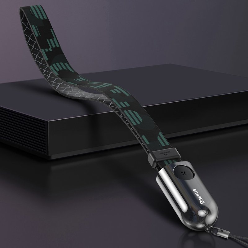 Cablu De Date Baseus Golden Collar USB For Lightning 2.4A 35cm - CALJL-AP1 - Pop Black