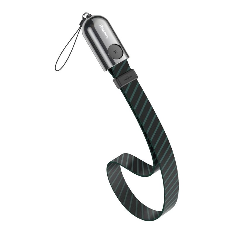 Cablu De Date Baseus Golden Collar USB For Lightning 2.4A 85cm - CALJL-BW1 - Stripe Black