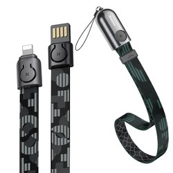 Cablu De Date Baseus Golden Collar USB For Lightning 2.4A 85cm - CALJL-BP1 - Pop Black