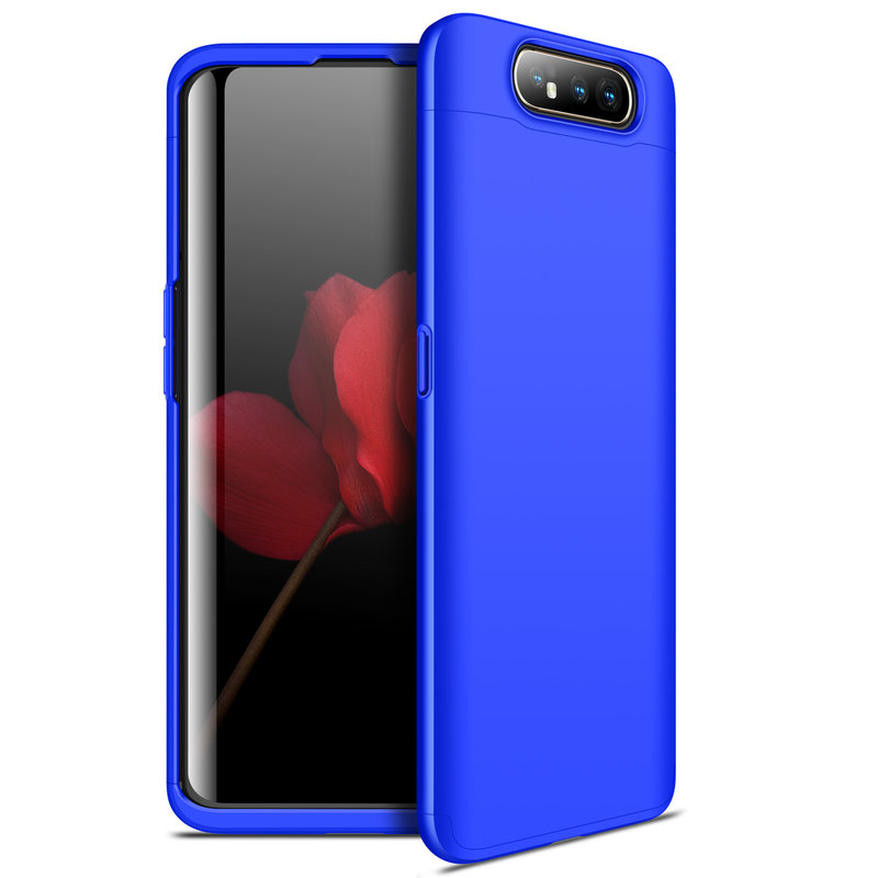Husa Samsung Galaxy A80 GKK 360 Full Cover Albastru