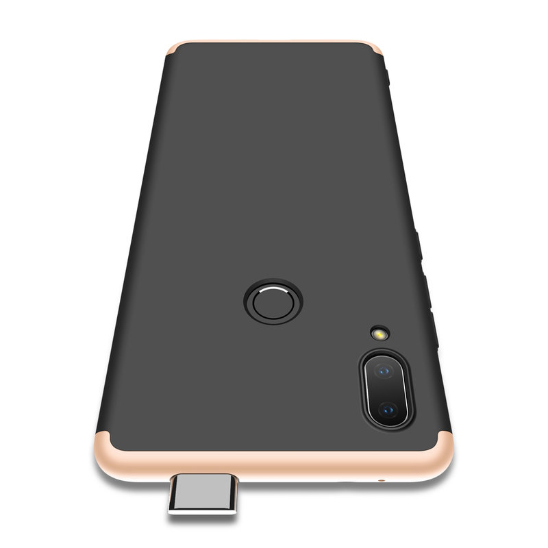 Husa Huawei P Smart Z GKK 360 Full Cover Negru-Auriu