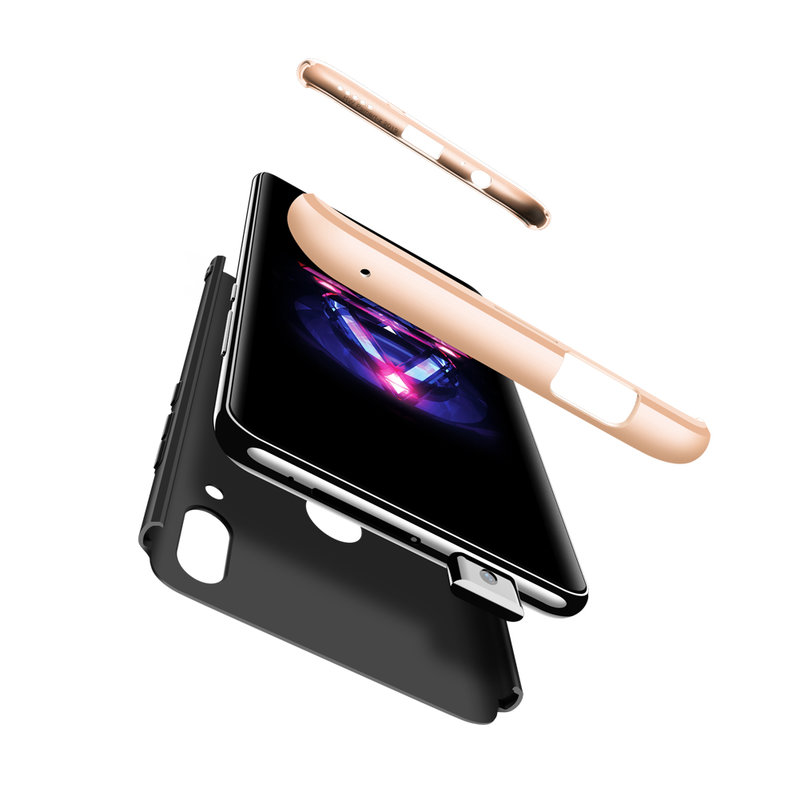 Husa Huawei P Smart Z GKK 360 Full Cover Negru-Auriu