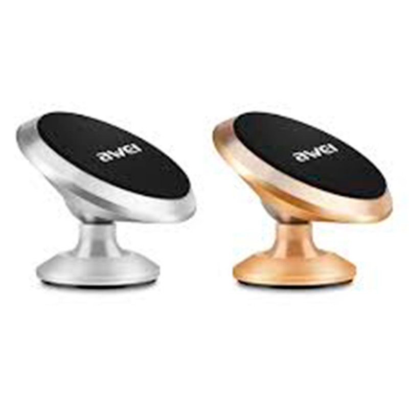 Suport Auto Magnetic Awei X6 Pentru Telefon - Silver