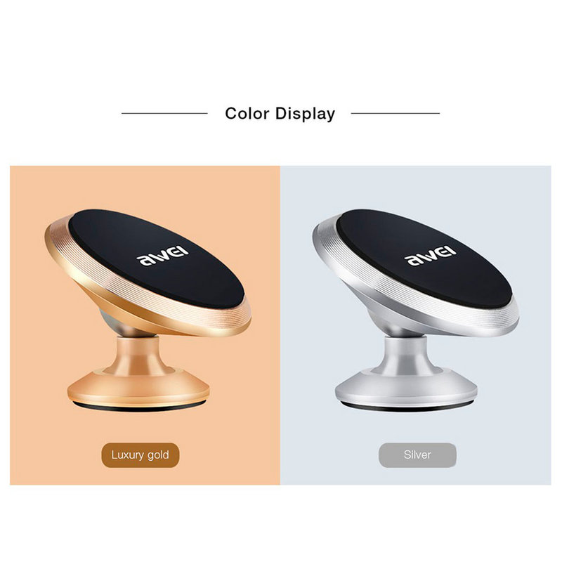 Suport Auto Magnetic Awei X6 Pentru Telefon - Auriu